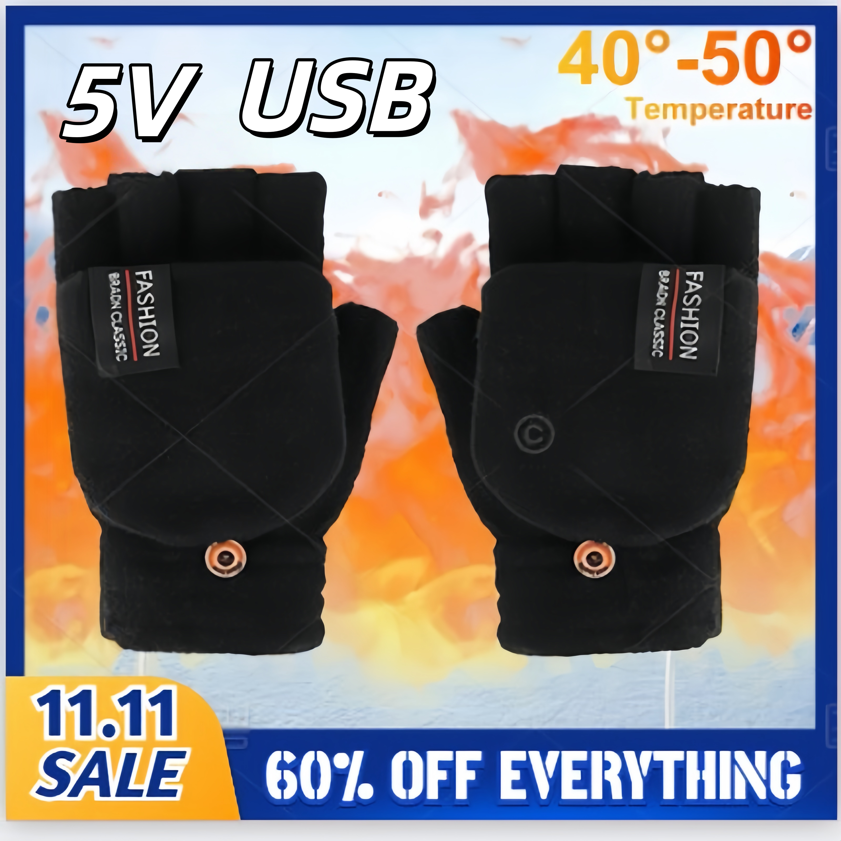 Heated Gloves Electric - Electric USB Heating Gloves Hand Warmers