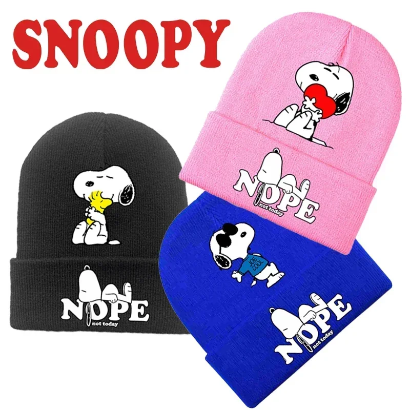 Winter Clothing For Dogs - Snoopys Knitted Hats Outdoor Keep Warm