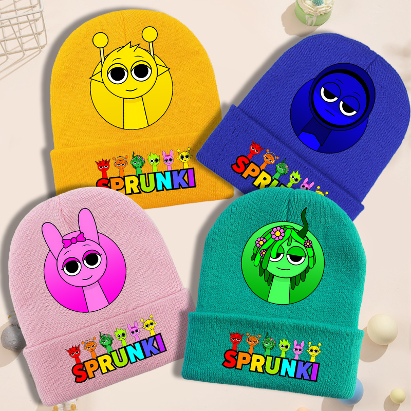 Winter Clothing Kids - Sprunki Knitted Hat for Children Anime