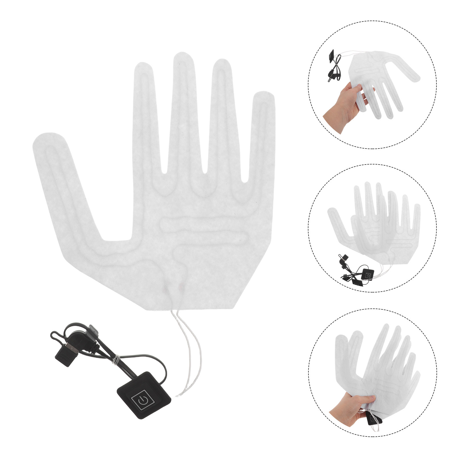 Heated Gloves Electric - 2Pcs Full Finger Electric Heating Pad