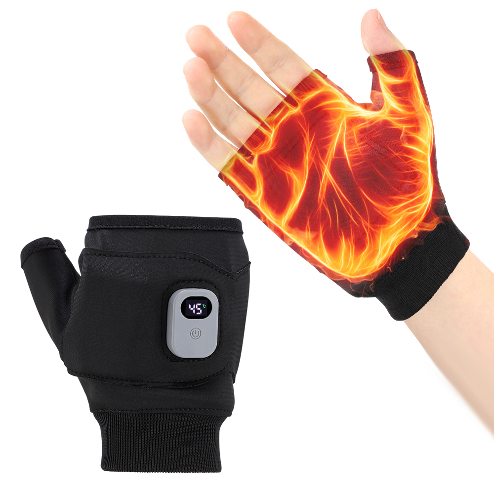 Heated Gloves Electric - 3 Levels Heating Gloves 360° Thermal