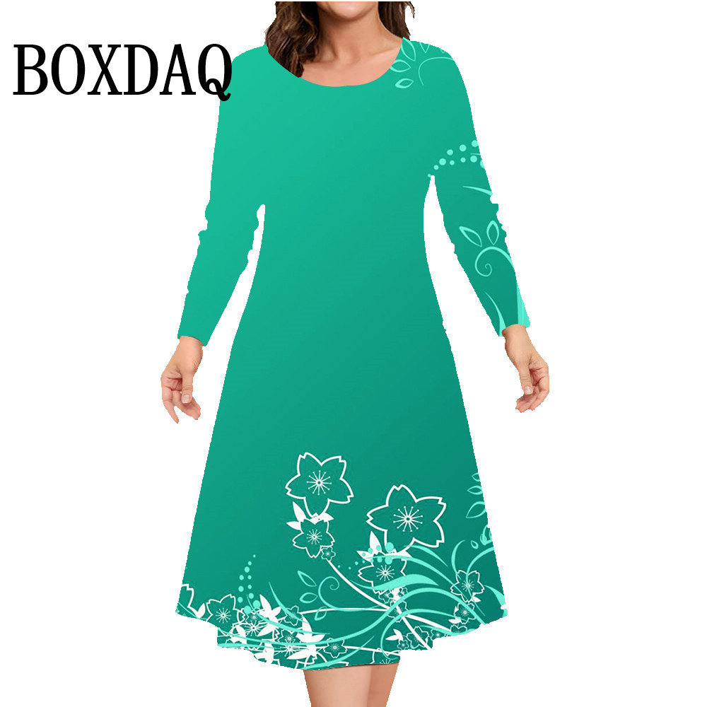 Autumn Winter Long Sleeve Dres – Winter Clothing For Plus Size Women Bewertung und Preis