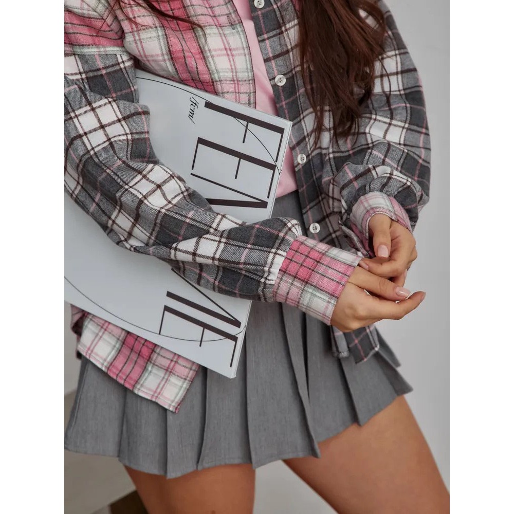 2025 Plus Size Color Block Pla – Winter Clothing For Women Bewertung und Preis