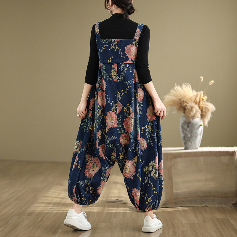 Loose Casual Denim Overalls fo – Winter Clothing For Plus Size Women Bewertung und Preis