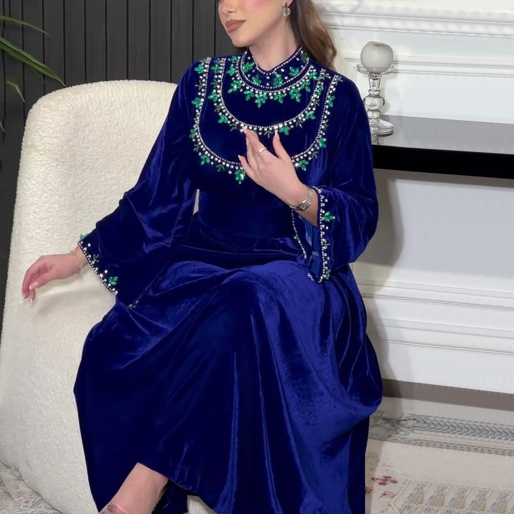 Arabic Muslim Dress Elegant Au – Winter Clothing Dubai Bewertung und Preis