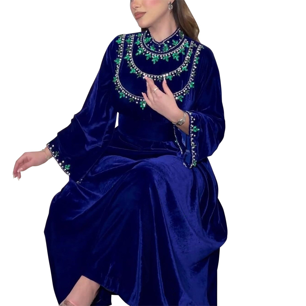 Arabic Muslim Dress Elegant Au – Winter Clothing Dubai Bewertung und Preis