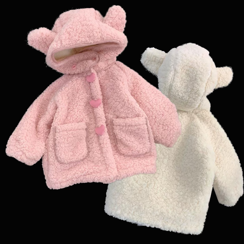 Thickened Fleece Girls Coats C – Winter Clothing Activities For Toddlers Bewertung und Preis