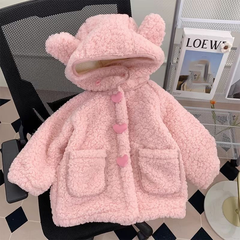 Thickened Fleece Girls Coats C – Winter Clothing Activities For Toddlers Bewertung und Preis