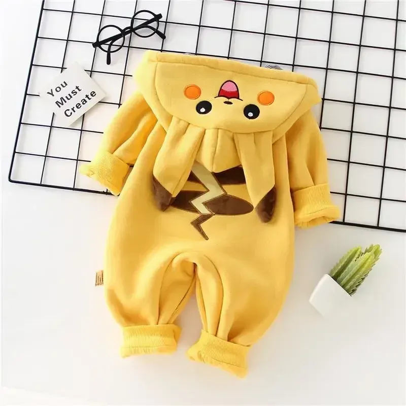 New Cute Cartoon Pokemon Pikac – Winter Clothing Kids Bewertung und Preis