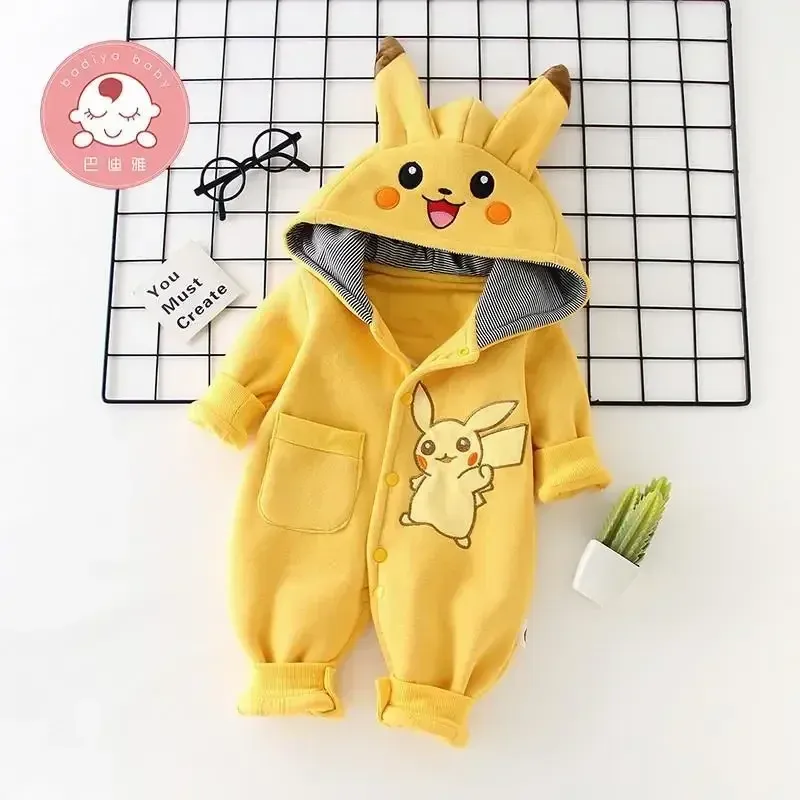 New Cute Cartoon Pokemon Pikac – Winter Clothing Kids Bewertung und Preis
