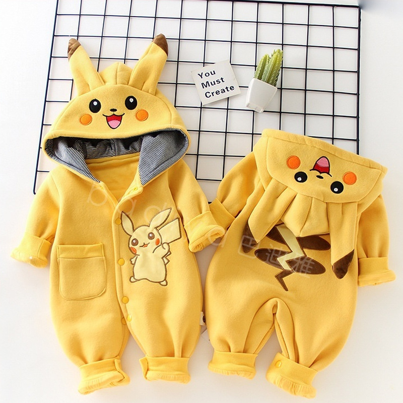 New Cute Cartoon Pokemon Pikac – Winter Clothing Kids Bewertung und Preis
