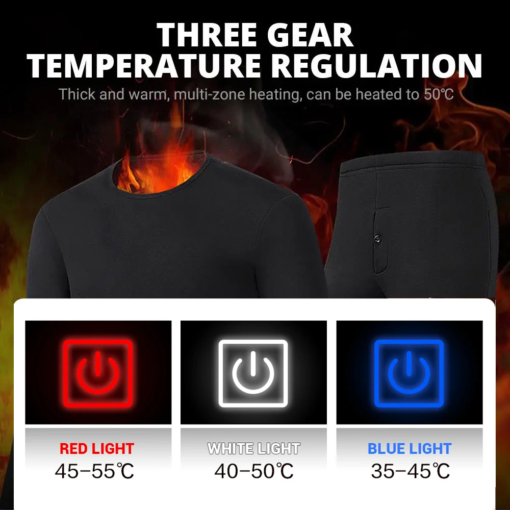 New 52 Areas Heated Underwear  – Winter Clothing Accessories Bewertung und Preis