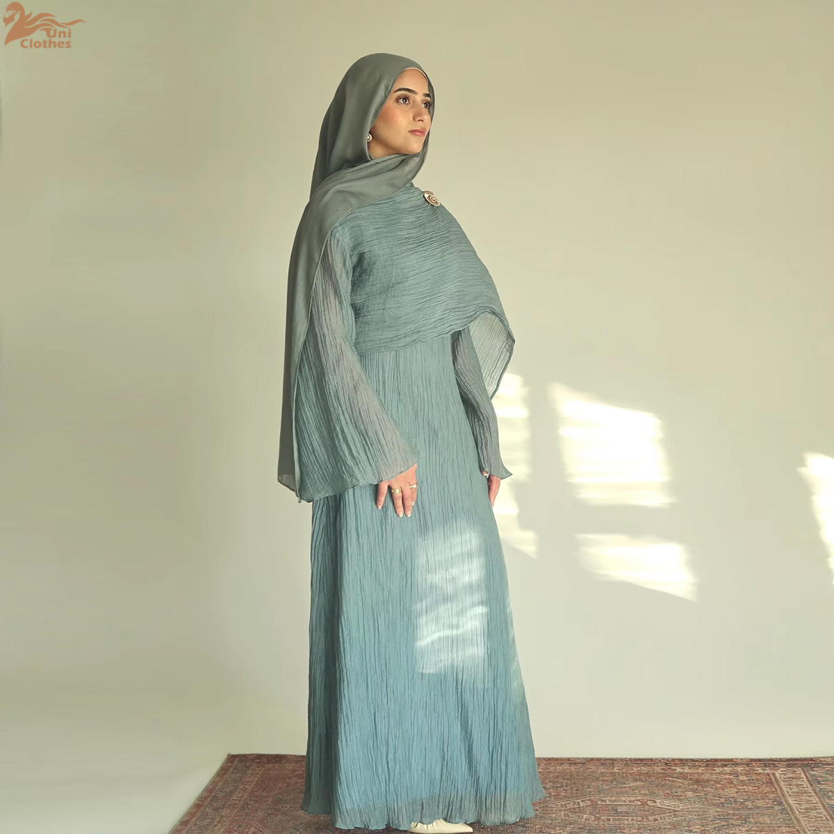 2025 New Pleated Fabric Elegan – Winter Clothing Dubai Bewertung und Preis
