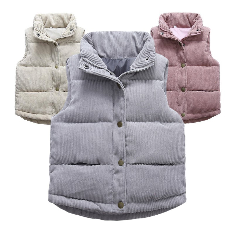 Kids Boys Girls Corduroy Vests – Winter Clothing Kids Bewertung und Preis