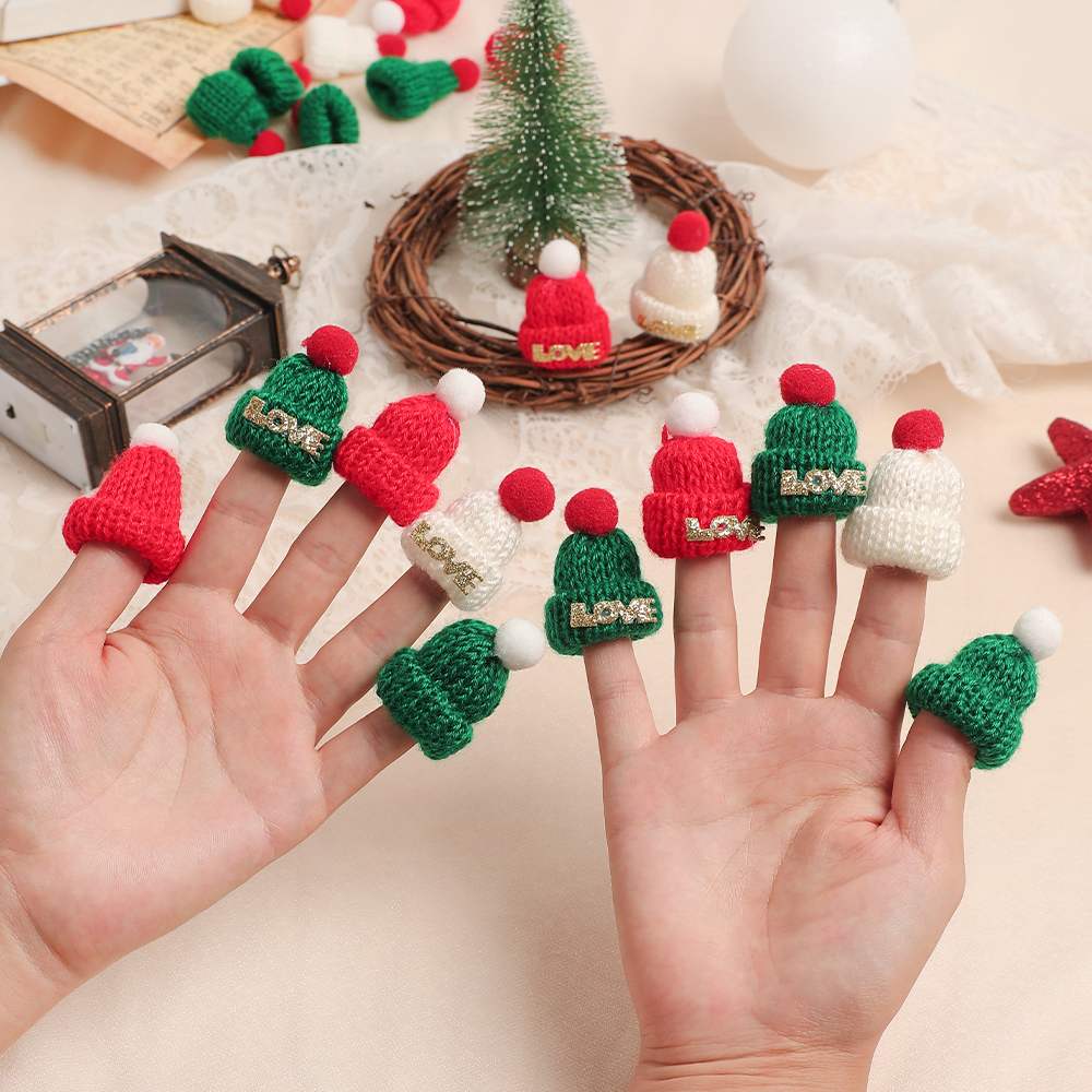 5/10Pcs Christmas Decoration M – Winter Clothing Accessories Bewertung und Preis