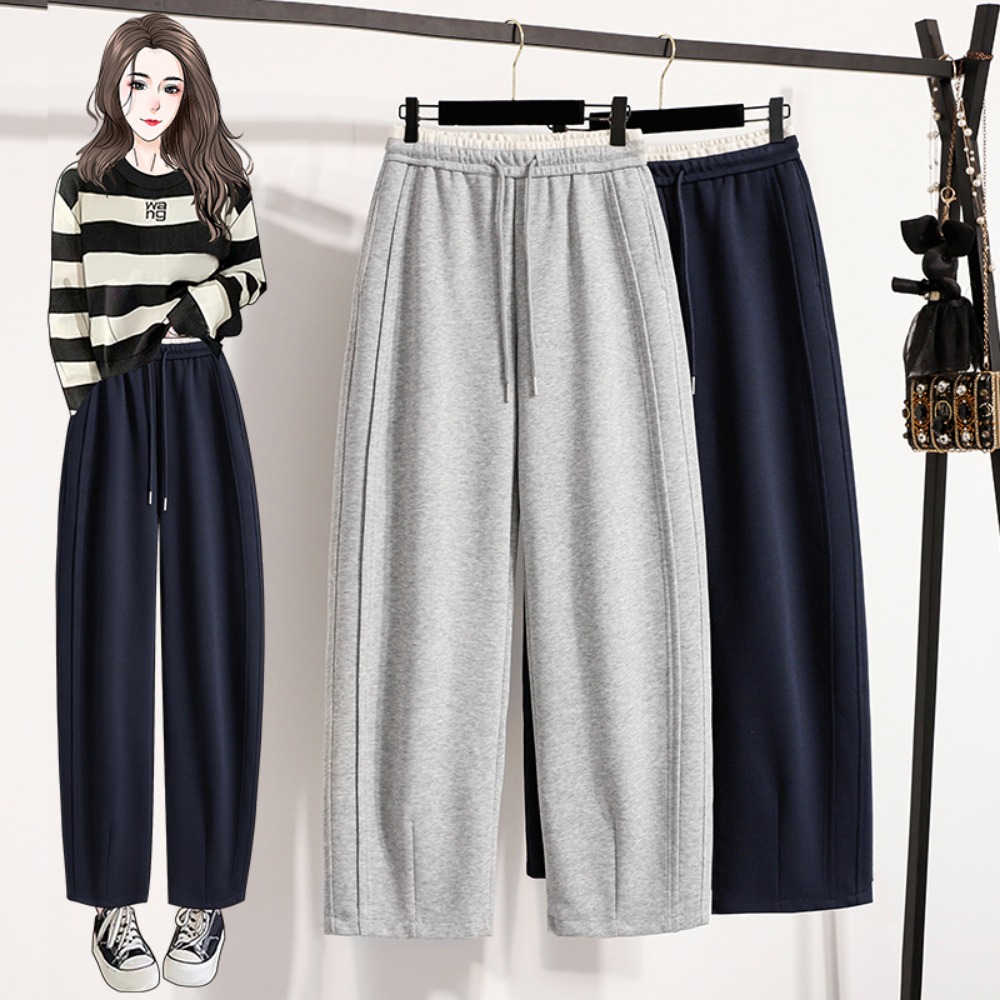 Casual High Waist Spliced Stra – Winter Clothing For Plus Size Women Bewertung und Preis