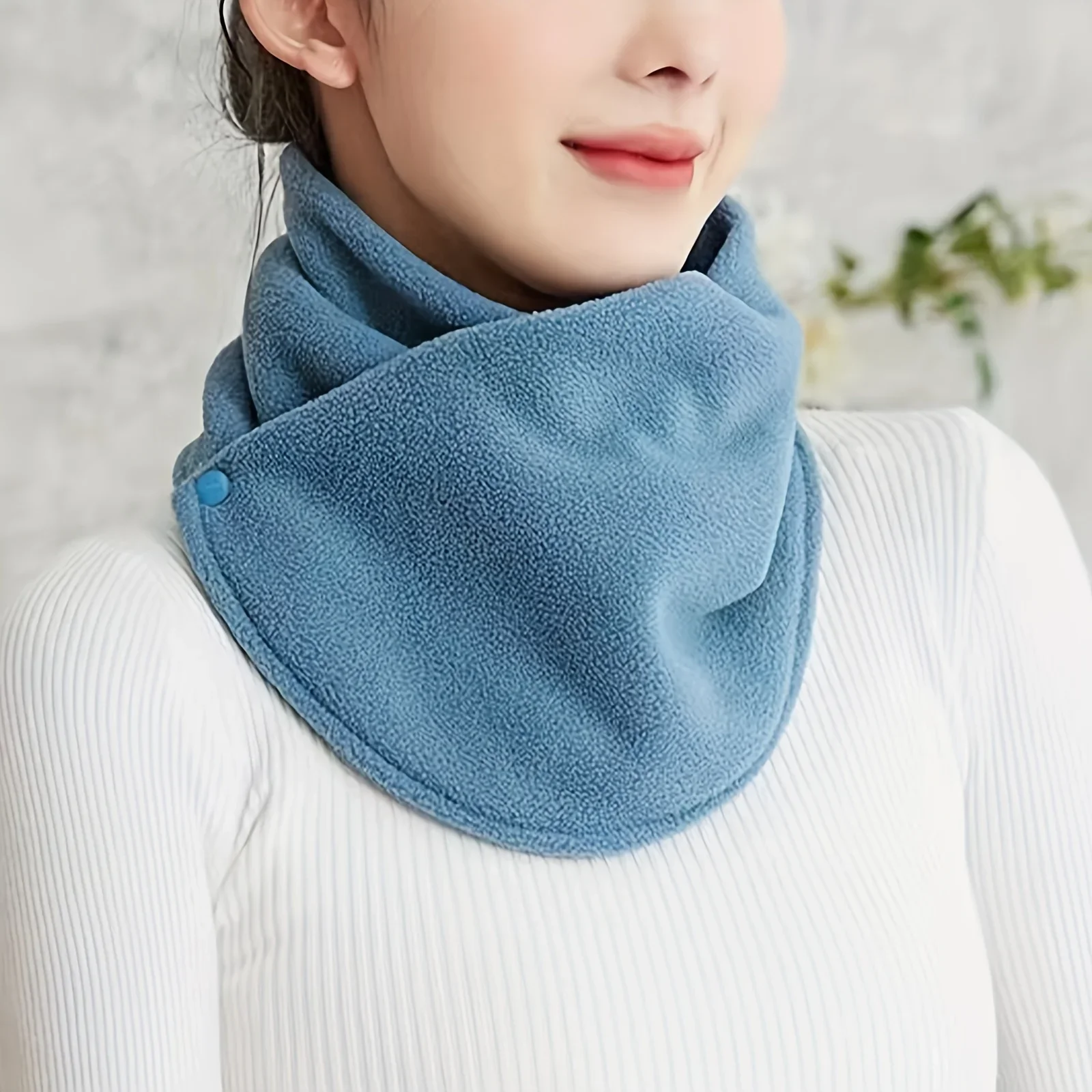 Classic Solid Color Snap Neck  – Neck Gaiter Fleece Bewertung und Preis