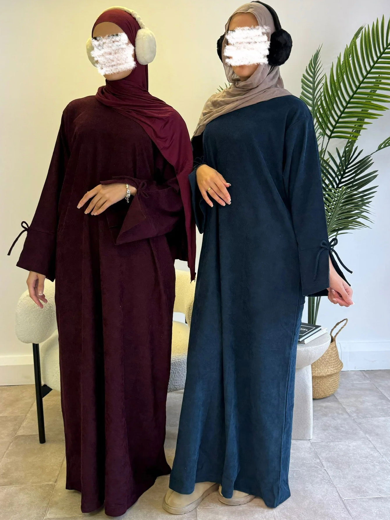 Ramadan Bow-knot Dubai Abaya D – Winter Clothing Dubai Bewertung und Preis