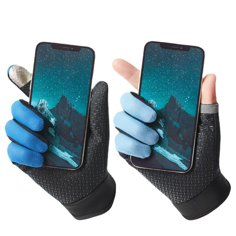 Summer Men Fishing Gloves Cycl – Knit Glove Touch Screen Bewertung und Preis