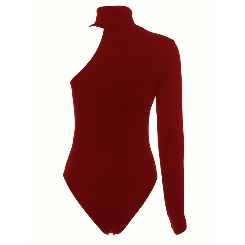 Solid Asymmetric One Shoulder  – Winter Clothing For Women Bewertung und Preis