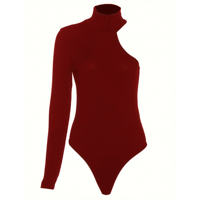 Solid Asymmetric One Shoulder  – Winter Clothing For Women Bewertung und Preis