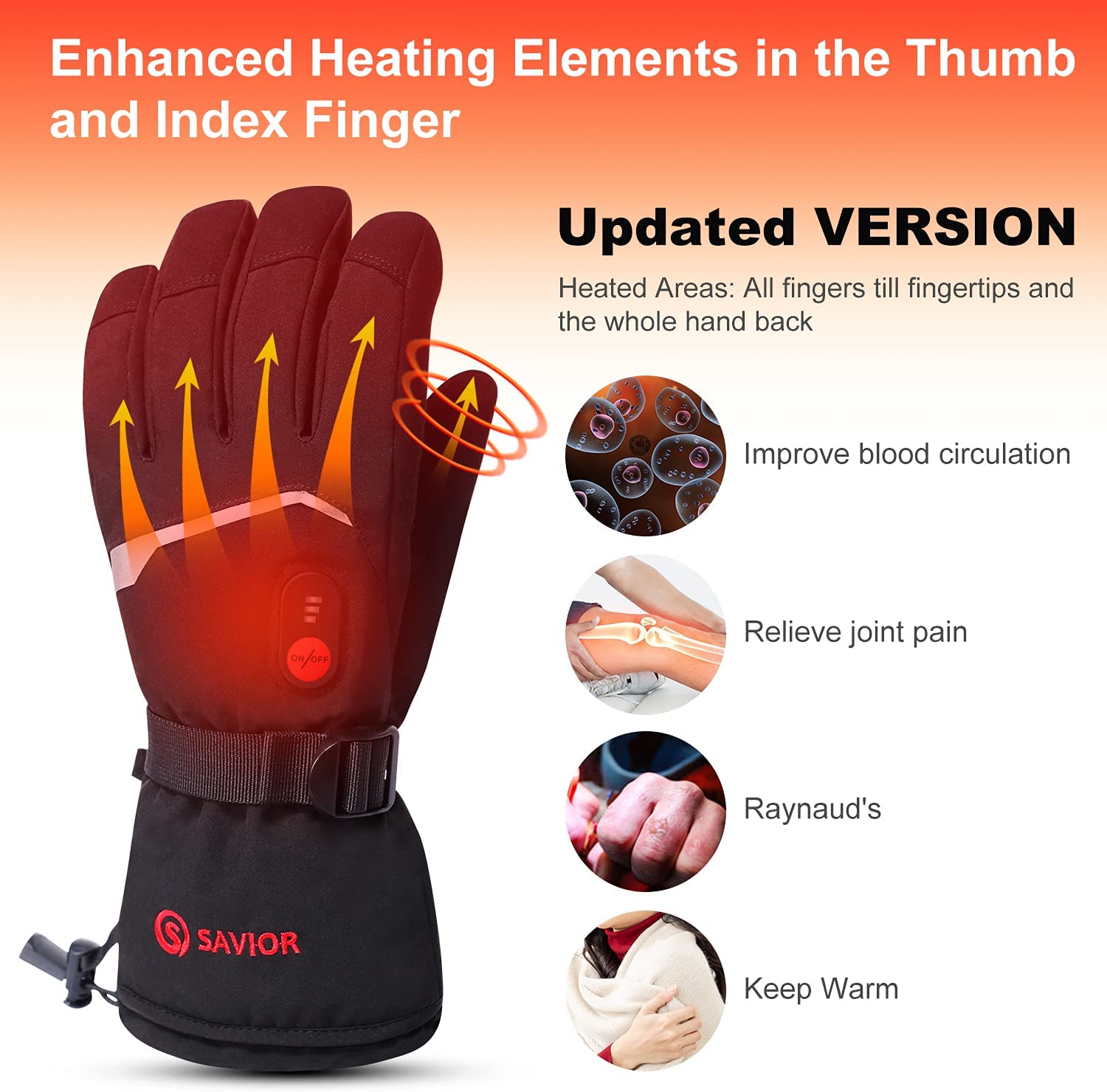 SNOW DEER Winter Heated Gloves – Heated Gloves Electric Bewertung und Preis