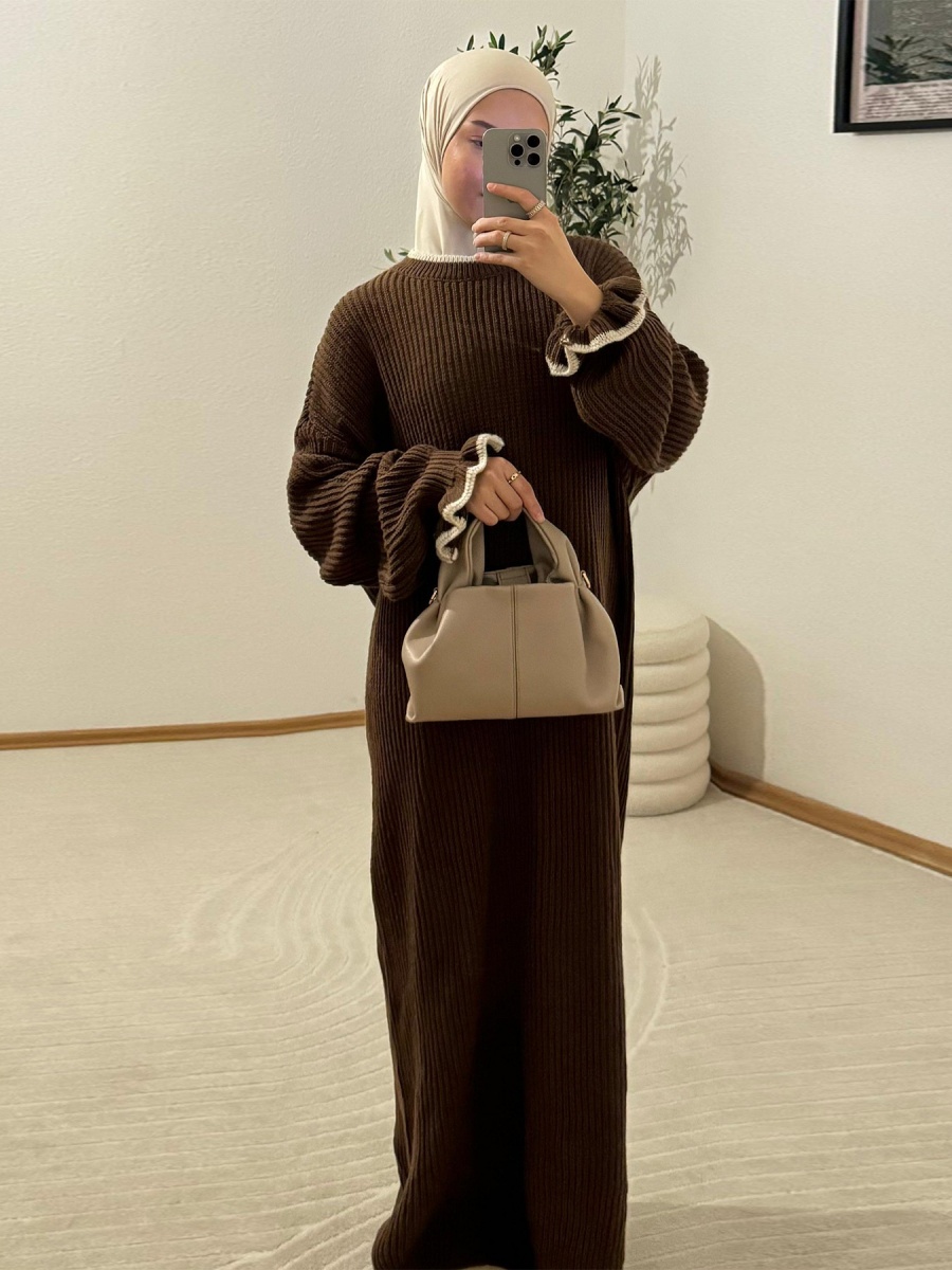 Muslim Women Winter Dubai Abay – Winter Clothing Dubai Bewertung und Preis