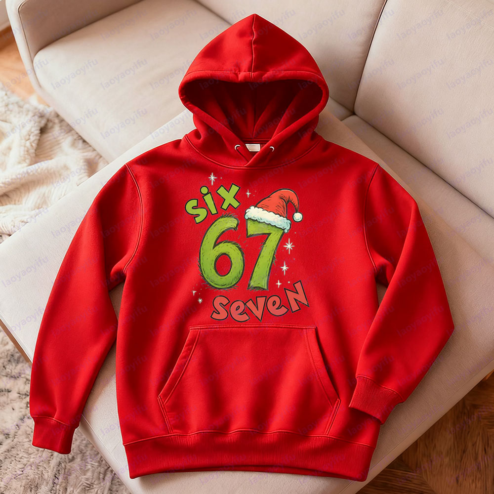 67 Six Seven Christmas Sweatsh – Winter Clothing Meme Bewertung und Preis