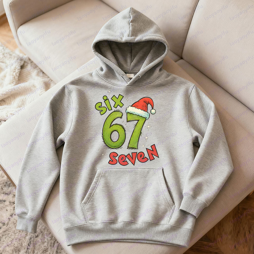 67 Six Seven Christmas Sweatsh – Winter Clothing Meme Bewertung und Preis