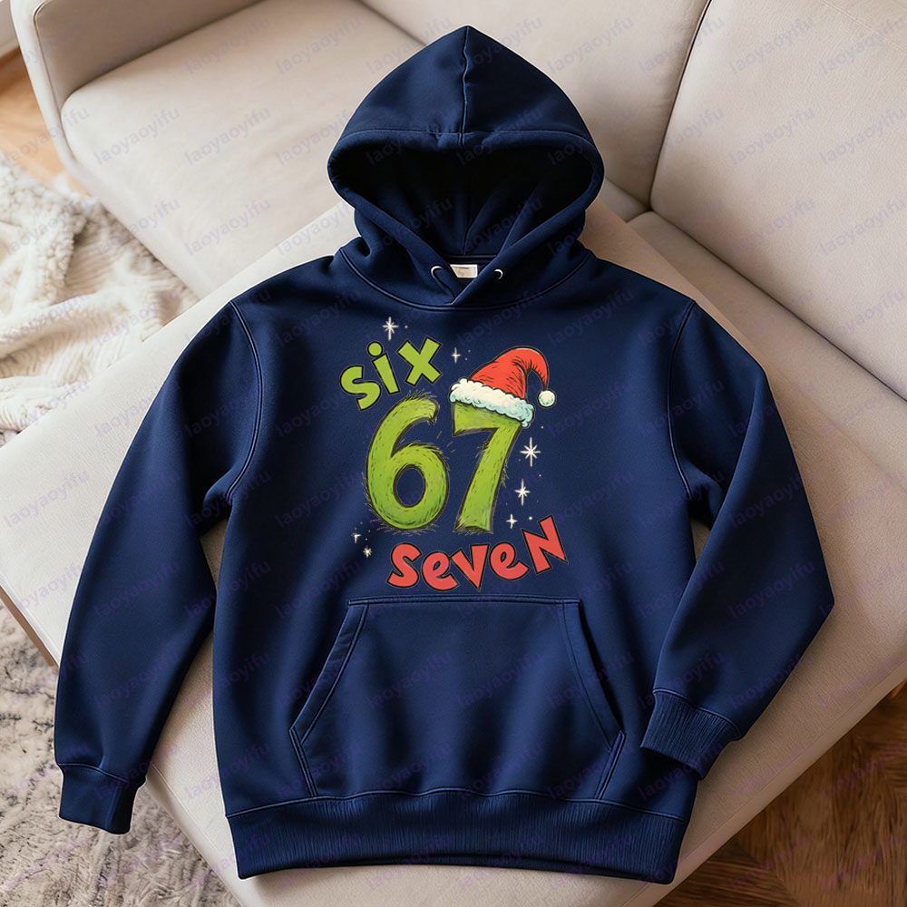 67 Six Seven Christmas Sweatsh – Winter Clothing Meme Bewertung und Preis