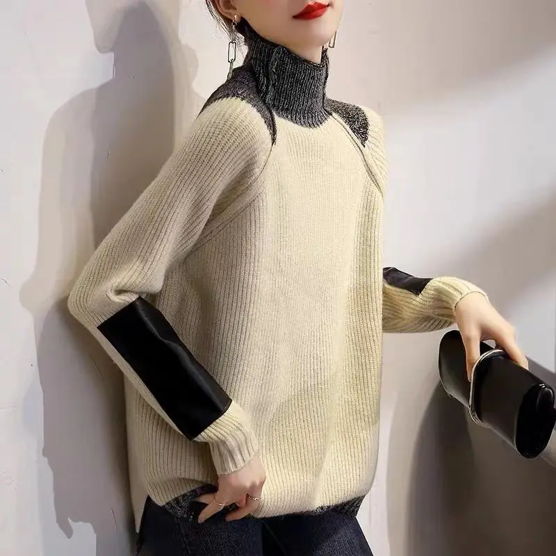 Vintage Turtleneck Knitted Jum – Winter Clothing Colors Bewertung und Preis