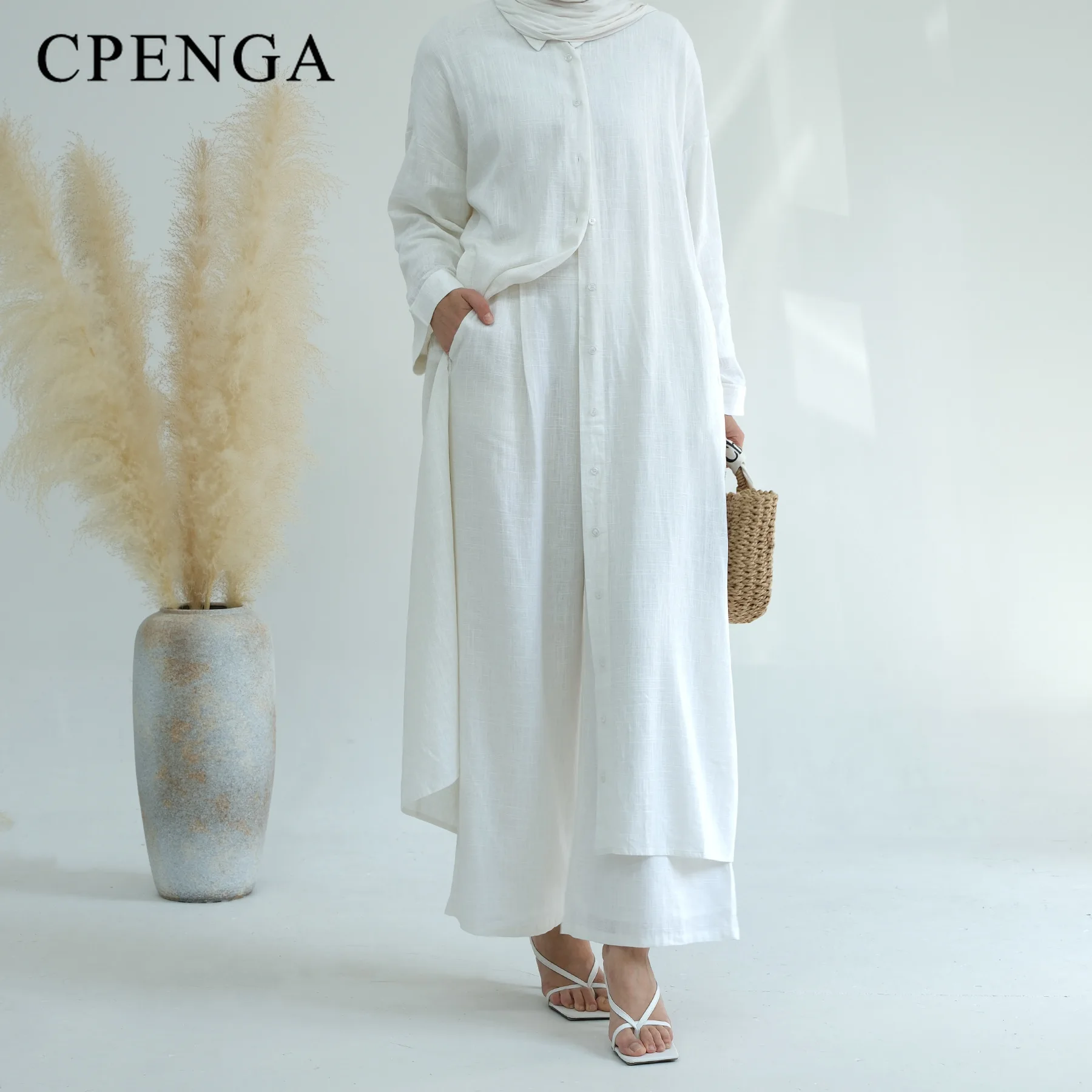 Ramadan Two Piece Linen Muslim – Winter Clothing Dubai Bewertung und Preis