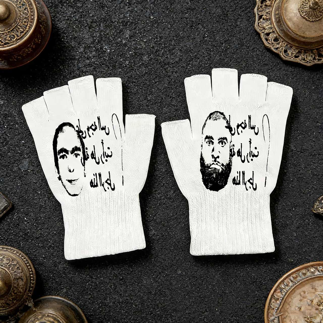 Y2K Retro Printed Fingerless G – Knit Glove Touch Screen Bewertung und Preis