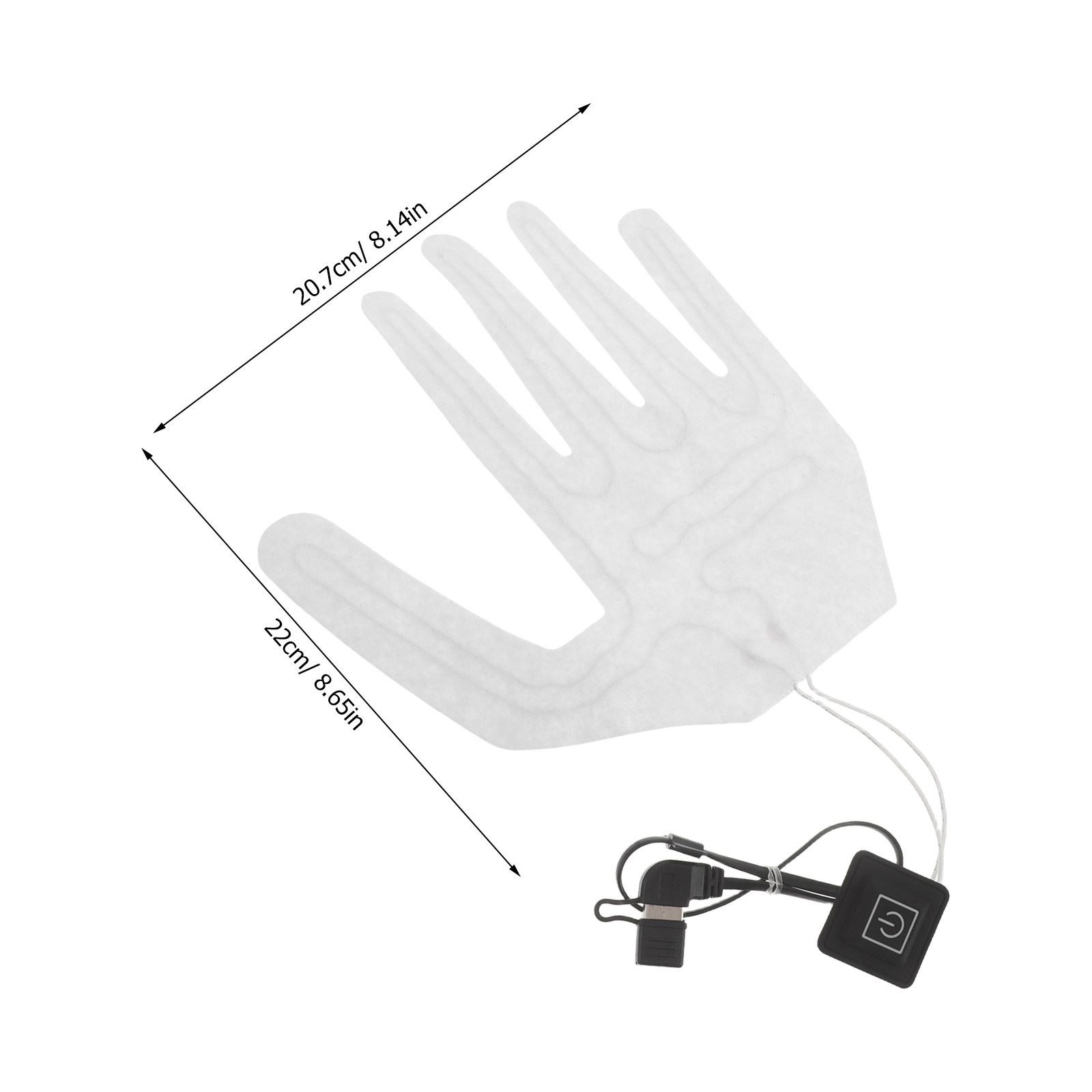 2Pcs Full Finger Electric Heat – Heated Gloves Electric Bewertung und Preis