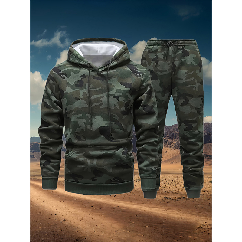 Autumn Camouflage 3D Print Hoo – Winter Clothing For Women Bewertung und Preis