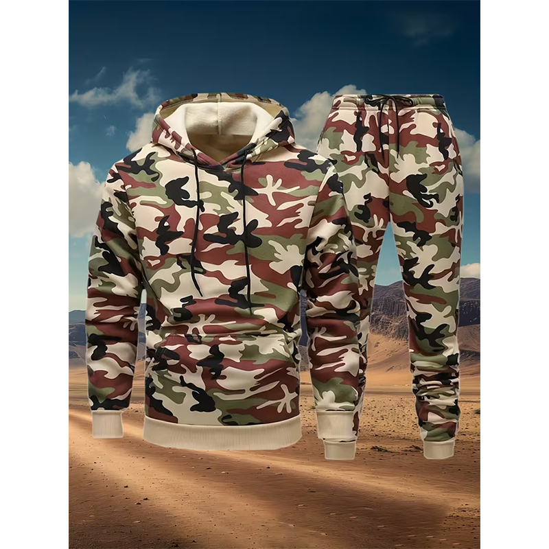 Autumn Camouflage 3D Print Hoo – Winter Clothing For Women Bewertung und Preis
