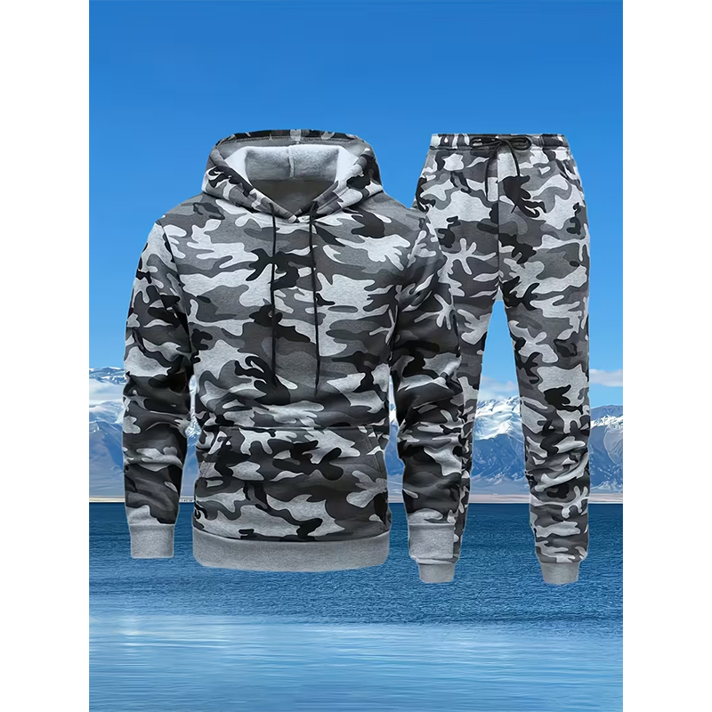 Autumn Camouflage 3D Print Hoo – Winter Clothing For Women Bewertung und Preis
