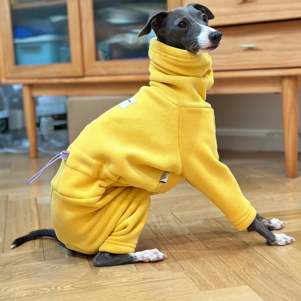 Warm Yellow Fleece Sweater for – Winter Clothing For Dogs Bewertung und Preis