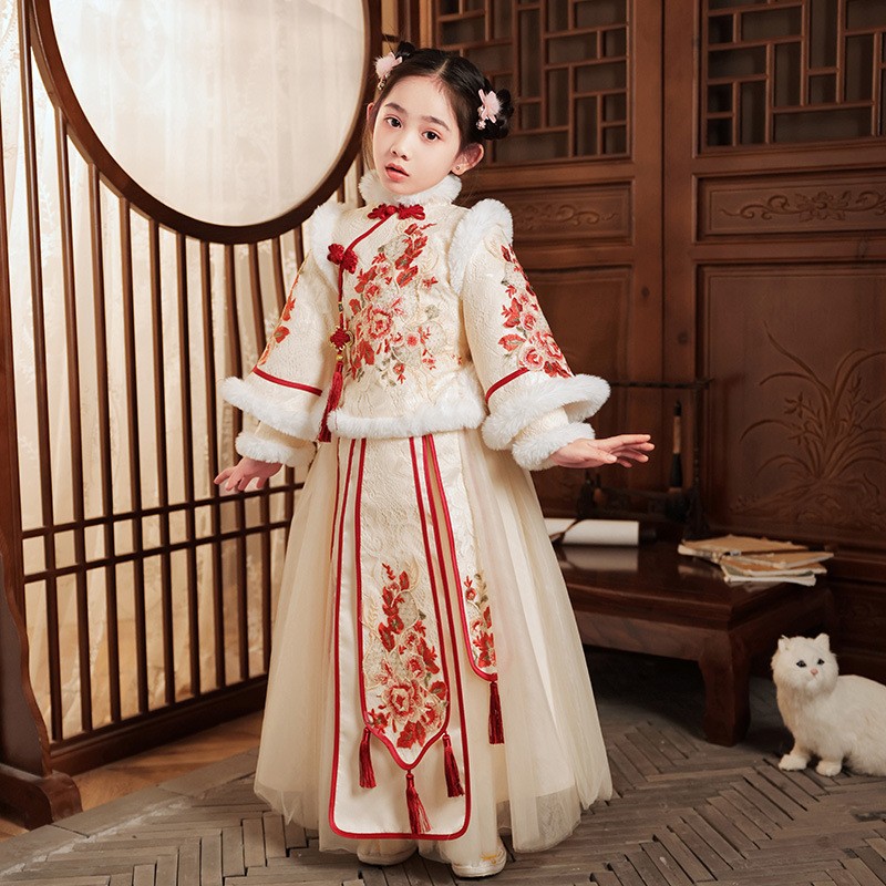 Red Chinese New Year Clothing  – Winter Clothing Kids Bewertung und Preis