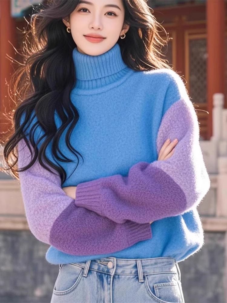 Stylish Contrasting Colors Spl – Winter Clothing Colors Bewertung und Preis
