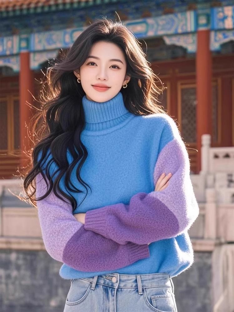 Stylish Contrasting Colors Spl – Winter Clothing Colors Bewertung und Preis