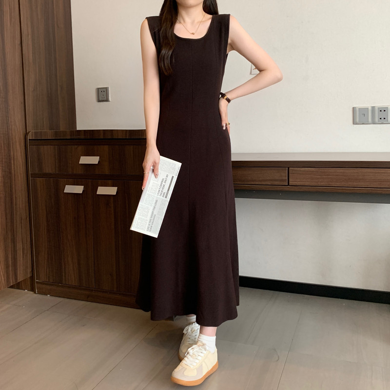 Elegant solid  sleeveless Knit – Winter Clothing For Plus Size Women Bewertung und Preis
