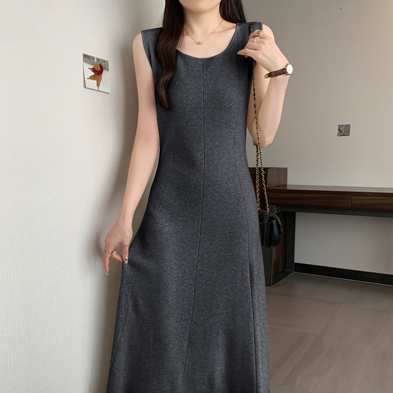 Elegant solid  sleeveless Knit – Winter Clothing For Plus Size Women Bewertung und Preis