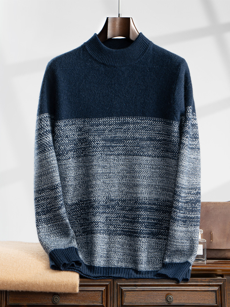 Men's 100% Cashmere Sweater Th – Winter Clothing Colors Bewertung und Preis
