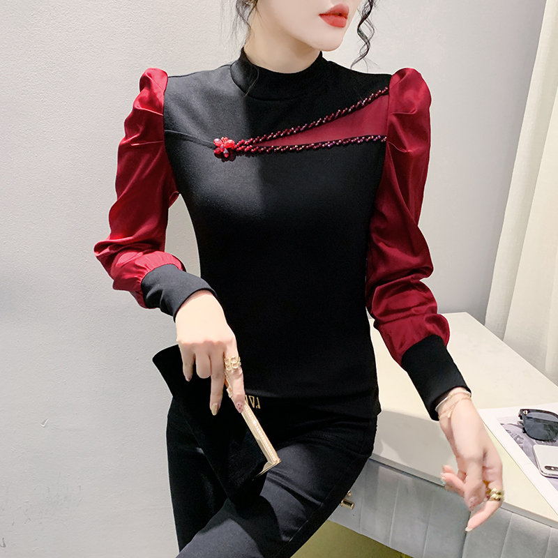 Elegant Slim Beading Shirt Wom – Winter Clothing Colors Bewertung und Preis