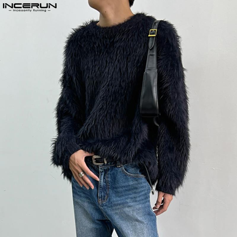 2023 Men Pullovers Solid Color – Winter Clothing Colors Bewertung und Preis