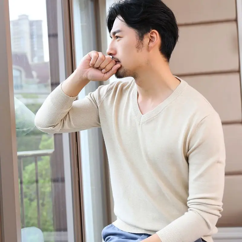 Man Clothes Pullovers Solid Co – Winter Clothing Colors Bewertung und Preis