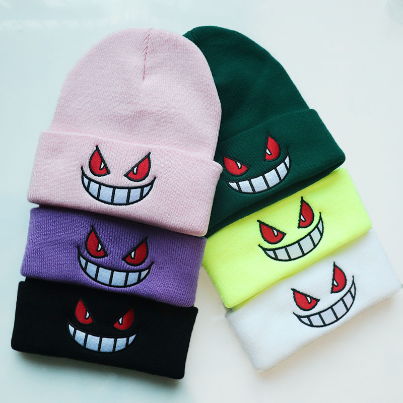 Pokemon Gengar Embroidery Knit – Winter Clothing Accessories Bewertung und Preis