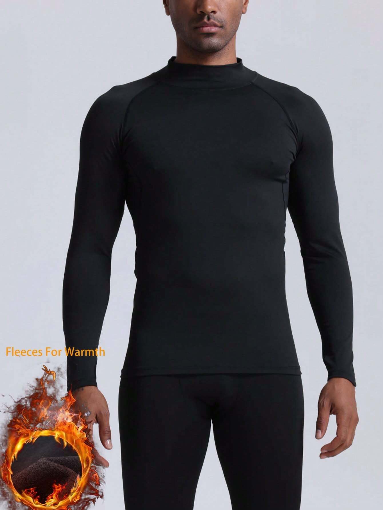 Fleece-Lined High Neck Long Sl – Thermal Base Layer Bewertung und Preis