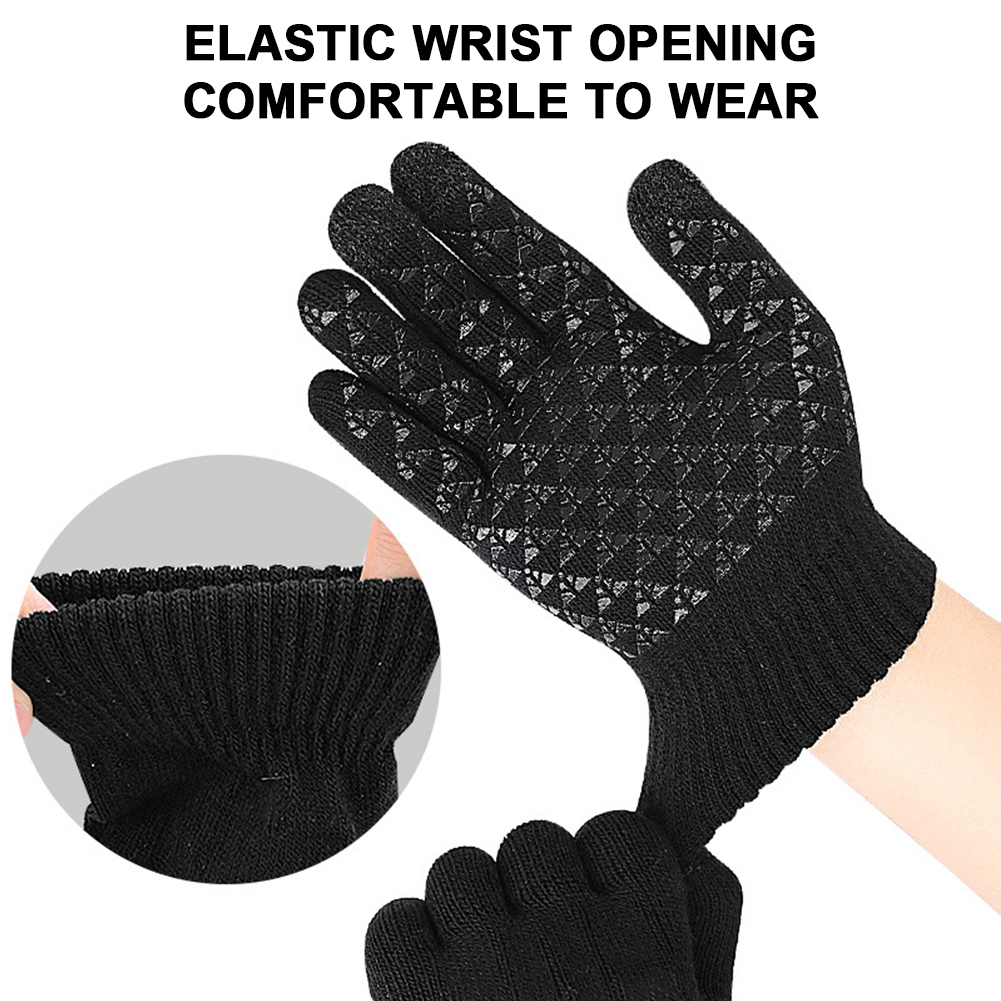 5-1Pairs USB Heated Knitted Gl – Knit Glove Touch Screen Bewertung und Preis